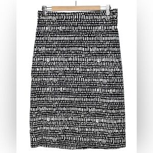 'S Max Mara Geometric Print Pencil Skirt Cream
Black Women's 10 Knee length